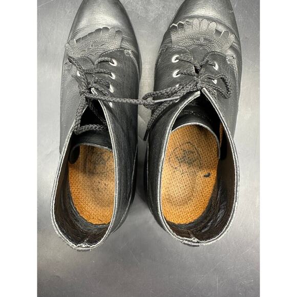 Ariat Angle Booties Women 8.5M ATS Lacer Kiltie Rockabilly Rodeo ATS Western - Picture 11 of 13